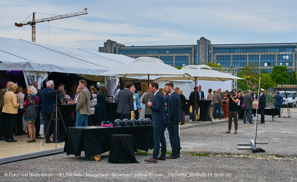 11. Mai 2017 - Grundsteinlegung für die LOGE und dem Kulturquadrat in Neuperlach
